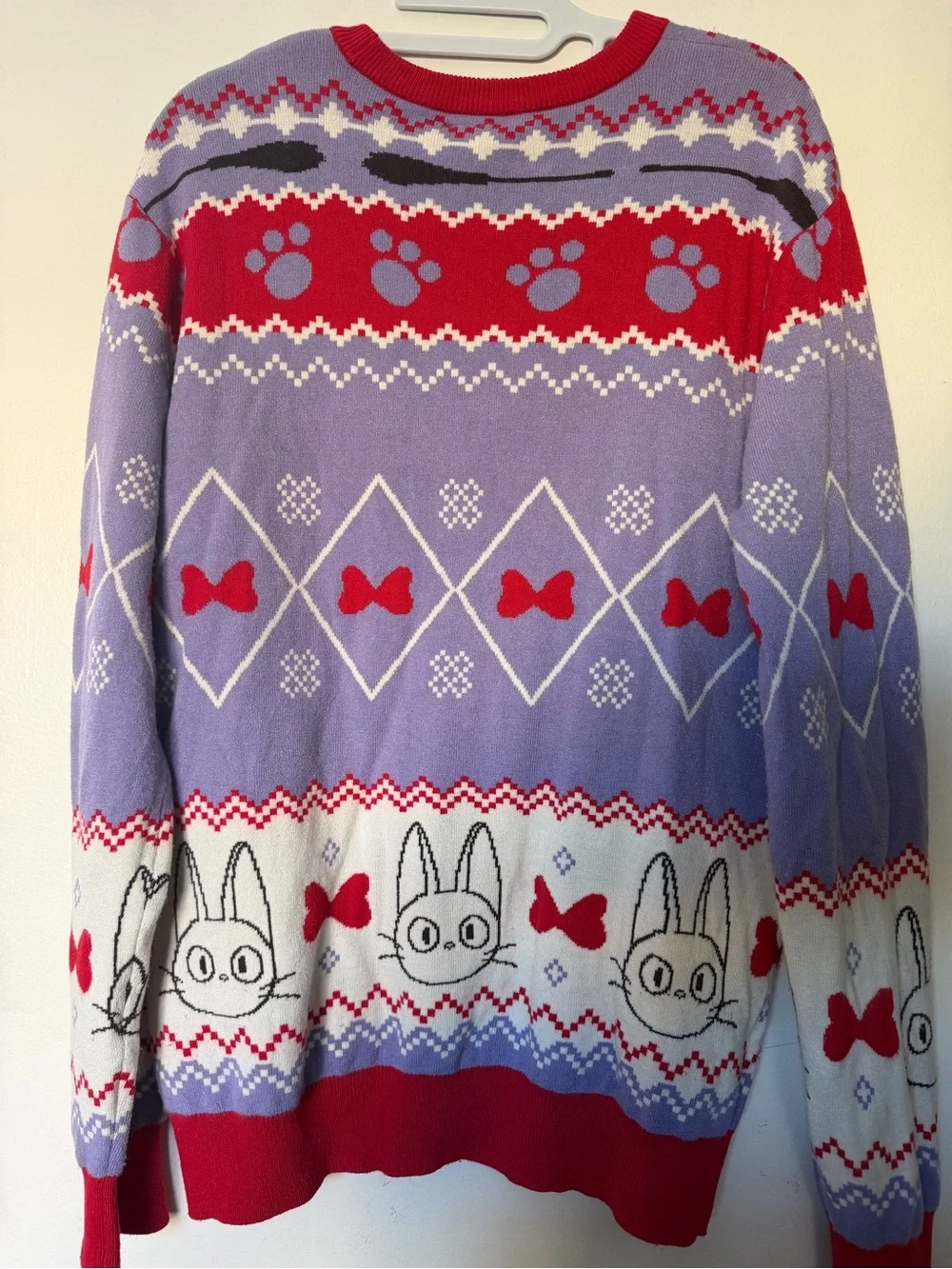 BoxLunch Studio Ghibli Kiki’s Delivery Service Sweater Medium 3D Bow - Picture 11 of 11